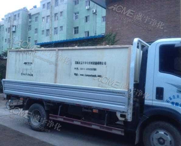 我司柴油機(jī)組尾氣凈化器近日來到了四川