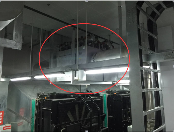 災備中心柴油機黑煙凈化項目運行良好