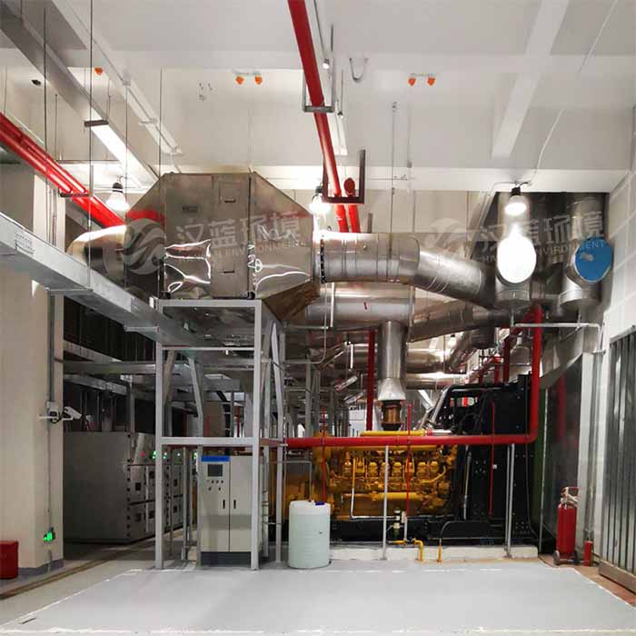 萬純發電機組煙氣凈化系統在上海某數據中心成功驗收