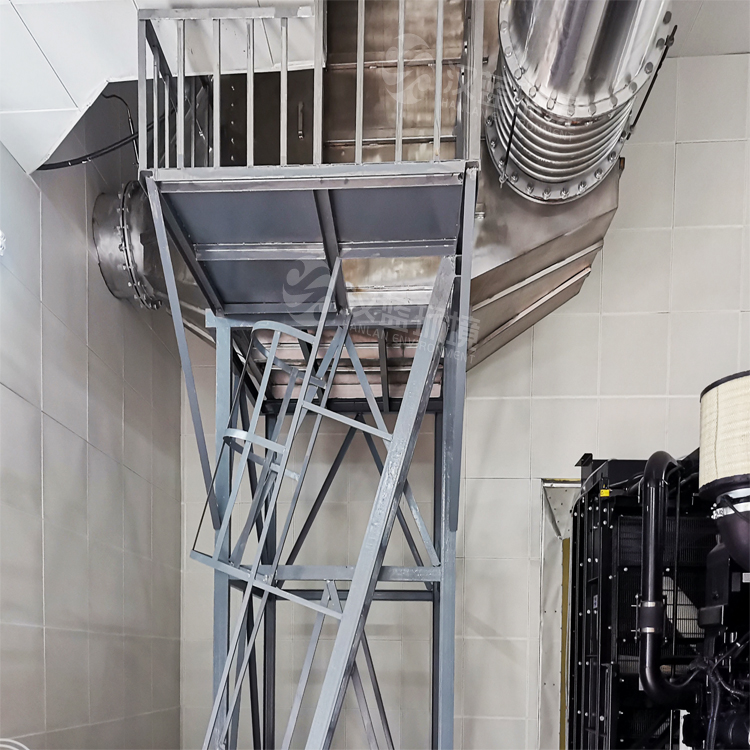 萬純柴油發電機組尾氣凈化系統在某單位達標運行